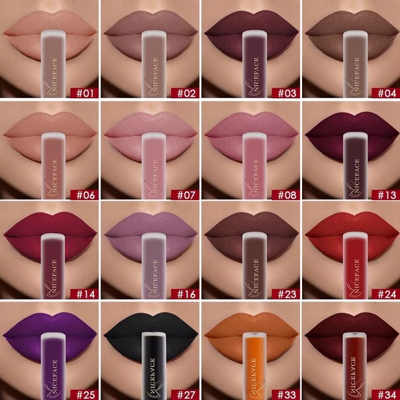 Lip Gloss 34 Colors Nude Matte Liquid Lipstick Mate Waterproof Long Lasting - Picture 4 of 6